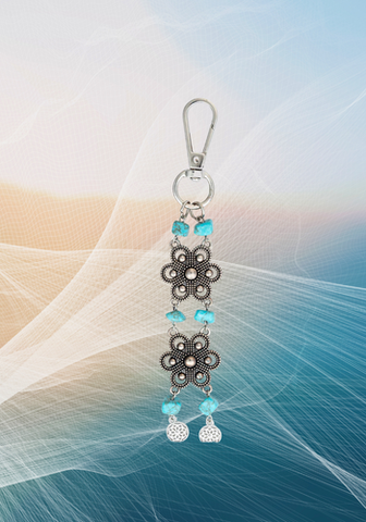 KILIPSO BLOOM BAG CHARM KEYCHAIN