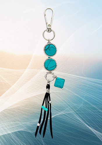 TELL ME MORE BAG CHARM KEYCHAIN