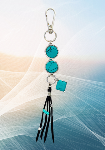 TELL ME MORE BAG CHARM KEYCHAIN