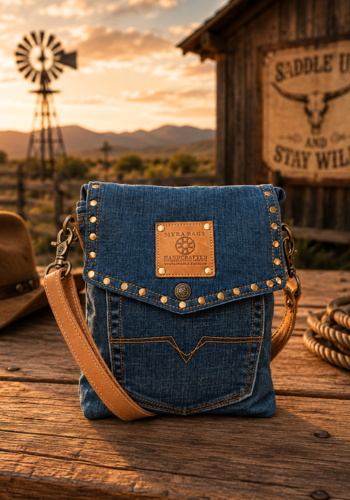 DAHLIA DENIM CROSSBODY BAG