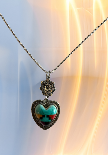 AZTEC HEART NECKLACE