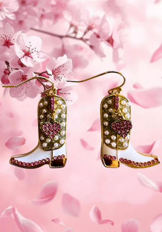 BOOT & HEART EARRINGS