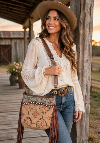 MISTY BROWN SHOULDER BAG