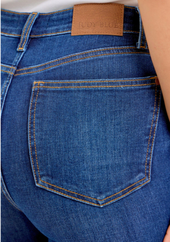 JUDY BLUE HIGH WAIST CAPRI WITH SINGLE CUFF