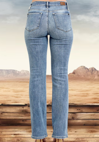 JUDY BLUE CORE MID-RISE BOOTCUT JEAN