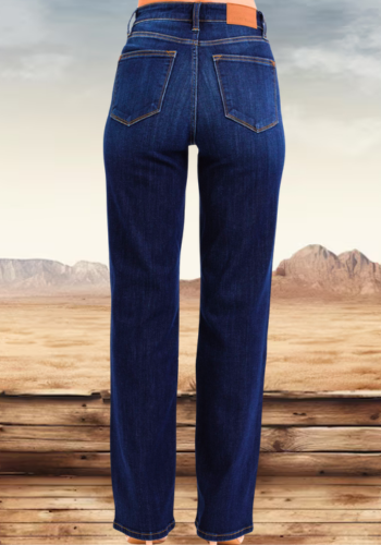 JUDY BLUE HIGH WAIST STRAIGHT LEG JEAN