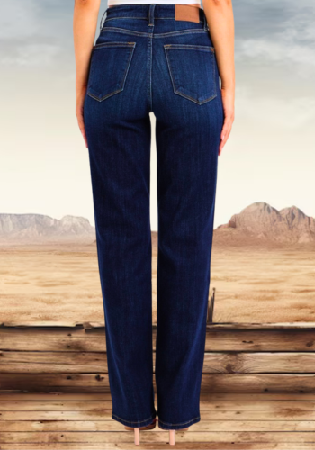 JUDY BLUE HIGH WAIST STRAIGHT LEG JEAN
