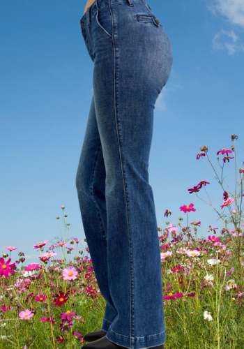 JUDY BLUE TROUSER BOOT CUT TC & WELT POCKET JEANS