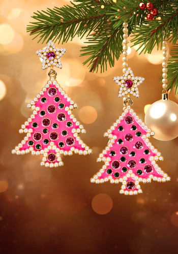 CHRISTMAS TREE EARRINGS