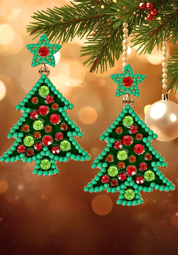CHRISTMAS TREE EARRINGS