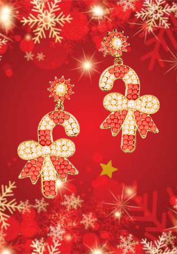 CANDY CANE EARRINGS