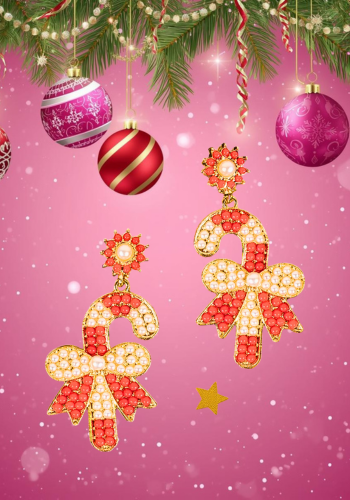 CANDY CANE EARRINGS