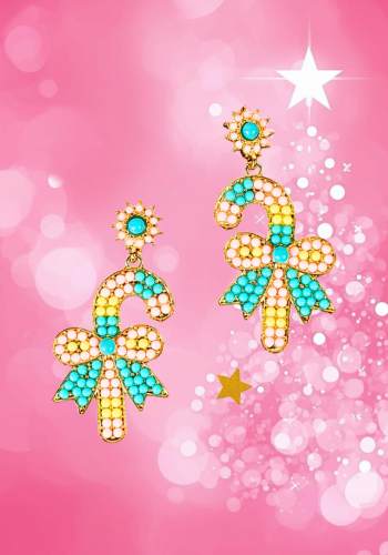 CANDY CANE EARRINGS