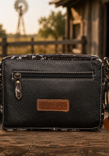 BLOOMIN STEER HAND-TOOLED LEATHER BAG