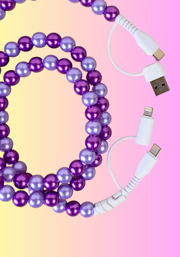 PURPLE 4-IN-1 CHARGING CABLE