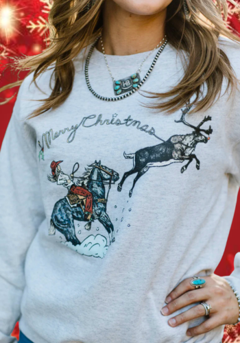SANTA'S  BREAKAWAY BABE SWEATSHIRT