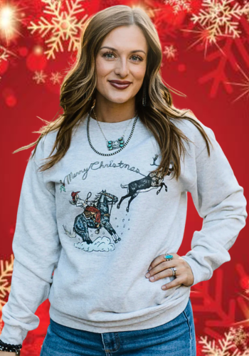 SANTA'S  BREAKAWAY BABE SWEATSHIRT