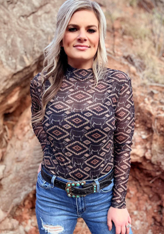 SHOW ME YOUR STEER MESH TOP