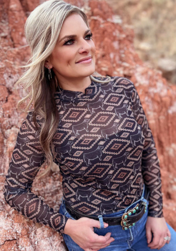 SHOW ME YOUR STEER MESH TOP