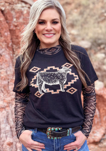 SHOW ME YOUR STEER MESH TOP