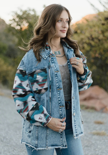 SOUTHERN ROOTS DENIM SHACKET