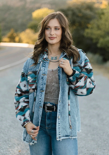 SOUTHERN ROOTS DENIM SHACKET