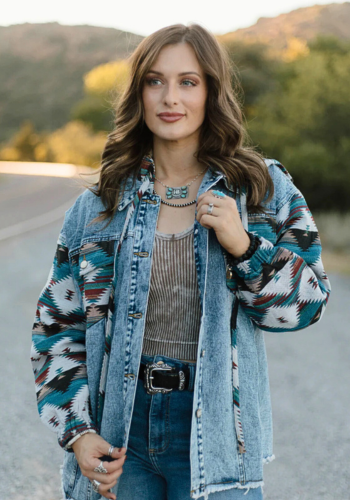 SOUTHERN ROOTS DENIM SHACKET