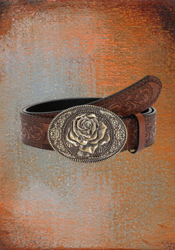 WESTERN RETRO DRAGON PATTERN BELT-40'