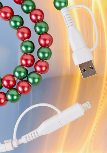 RED & GREEN 4-IN-1 CHARGING CABLE