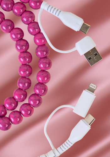FUCHSIA 4-IN-1 CHARGING CABLE