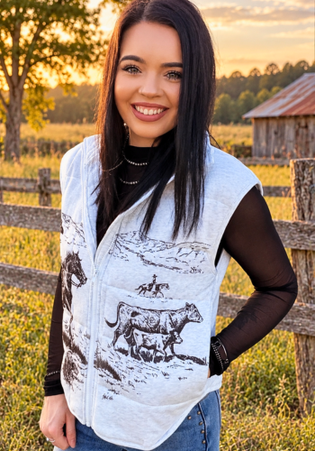 COWBOY CANVAS VEST