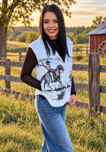 COWBOY CANVAS VEST