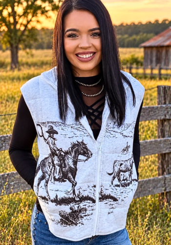 COWBOY CANVAS VEST