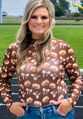 GAME DAY VIBES MESH TOP