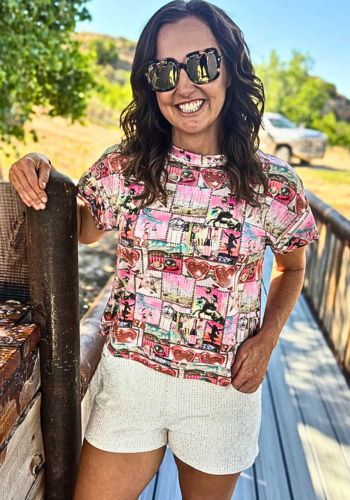 GLITTER & GRIT TOP