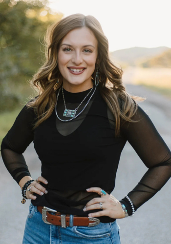 NIGHT SKY MESH TOP