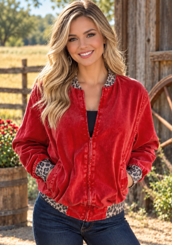 RED DIRT ROAD BOMBER JACKET