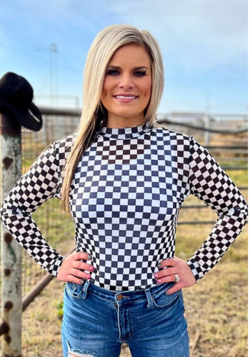 ROUND THE TRACK MESH TOP