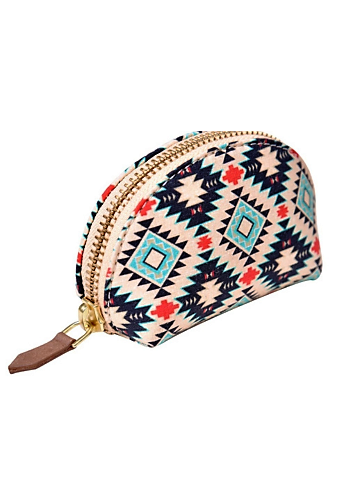 SKY VISIONS HALF ROUND COIN PURSE