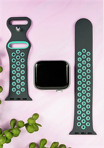 GET ACTIVE GRAY & MINT SPORT BAND FOR APPLE WATCH